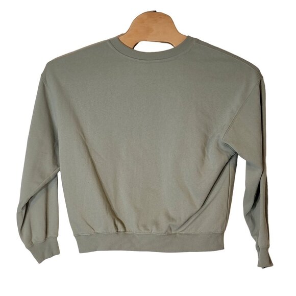 Divided Harvard University Sweatshirt Size Medium Women's Green Purple Logo - Picture 3 of 5